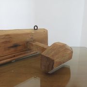 Porte manteau wabi sabi 4 patères années 40 50