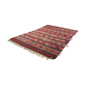 Tapis kilim fait main anatolien 221 x 141 cm