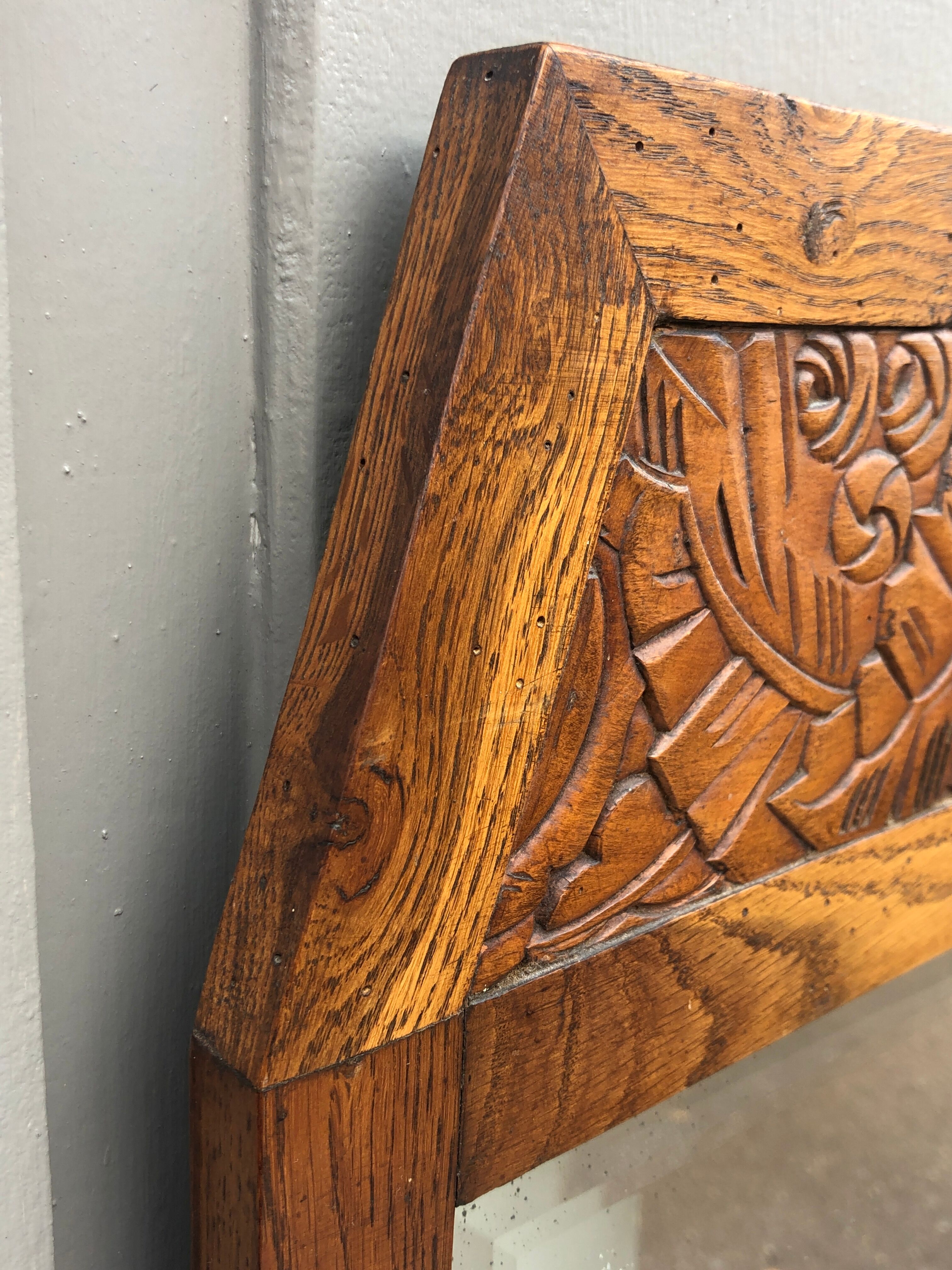 Mirror wood carved 51x97cm