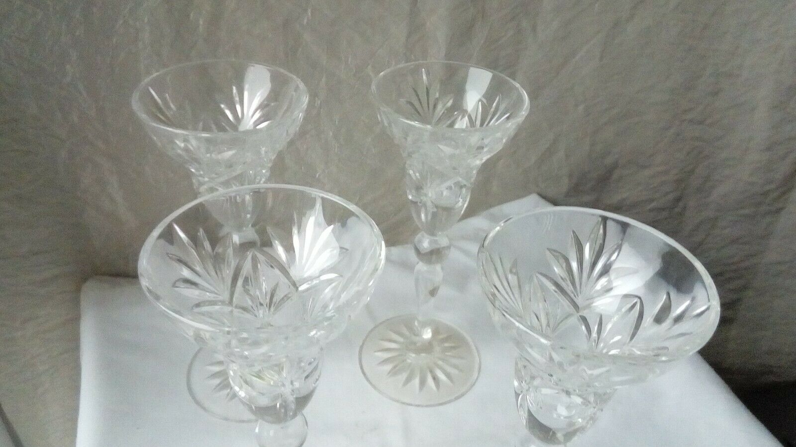 4 glass in crystal size thick roemer rhine east of france