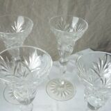 4 glass in crystal size thick roemer rhine east of france