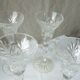 4 thick-cut crystal port glasses, Roemer Rhin, are from France.