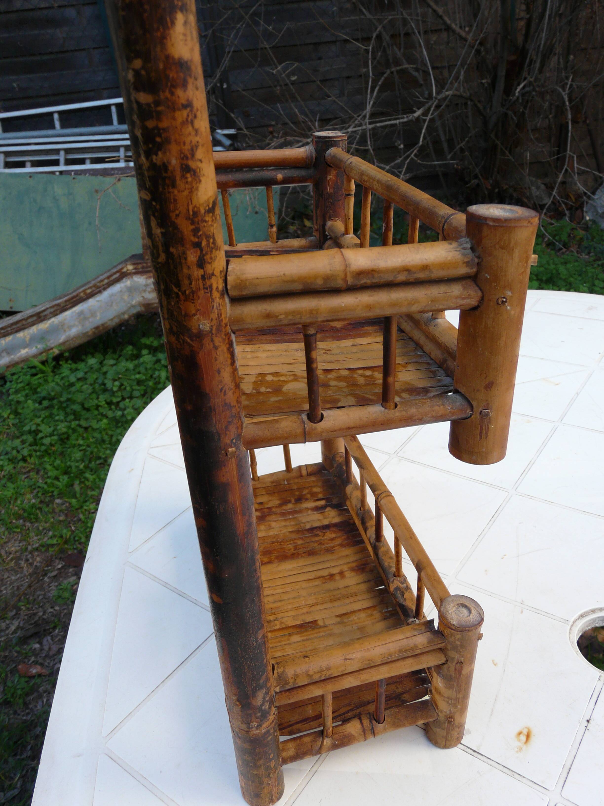 Bamboo shelf 70 wall or standing