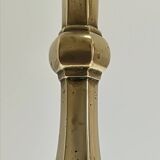 Lampe verre opalin laiton massif années 60