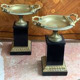 Pair of Napoleon III style vases.