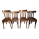 Set of 4 antique French bistro chairs by Mahieu & Guillaume, circa 1930.