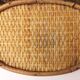 Porte serviette et tablette vintages en rotin