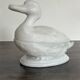 Antique white opaline candy box