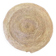 Tapis Rond Naturel Tressé