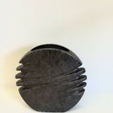 ceramic vase by Nereo Boaretto in dark gray