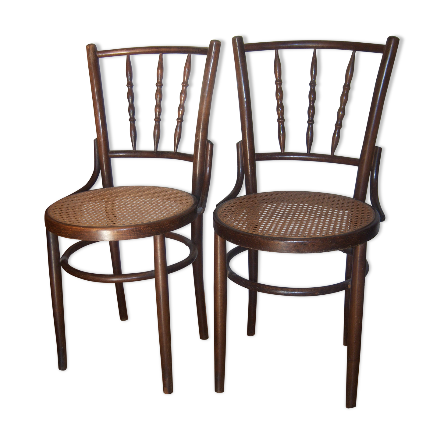 Set of two bistro chairs