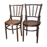 Set of two bistro chairs