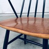 Set of Mid-Century Modern Fanett Armchairs, Denmark, 1950s