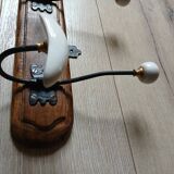 Vintage wall coat rack