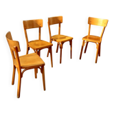 Lot de 4 chaises bistrot Baumann