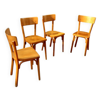 Set of 4 Baumann bistro chairs