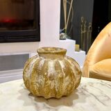 Vase en grès ancien Boule Citrouille