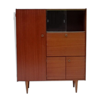 Armoire secrétaire vintage 1960-1970