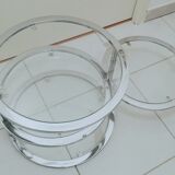 Table basse design 4 plateaux