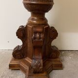 Walnut column, work of the late nineteenth century