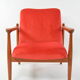 Fauteuil Wroclaw rose corail