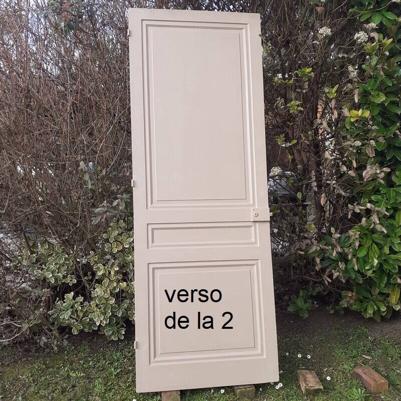 Set of 4 old solid wood interior doors