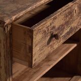 Antique counter with brown patina (c.1920) #96