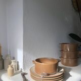 Stoneware plates and bowls set