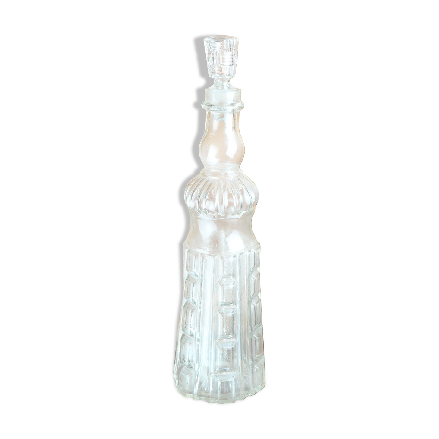 Glass decanter - early XXth