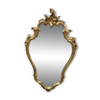 Gold baroque mirror 69x42cm