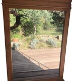 Mirror with wooden frame