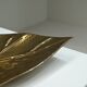 Brass leaf fruit bowl, 1970s Europe.
