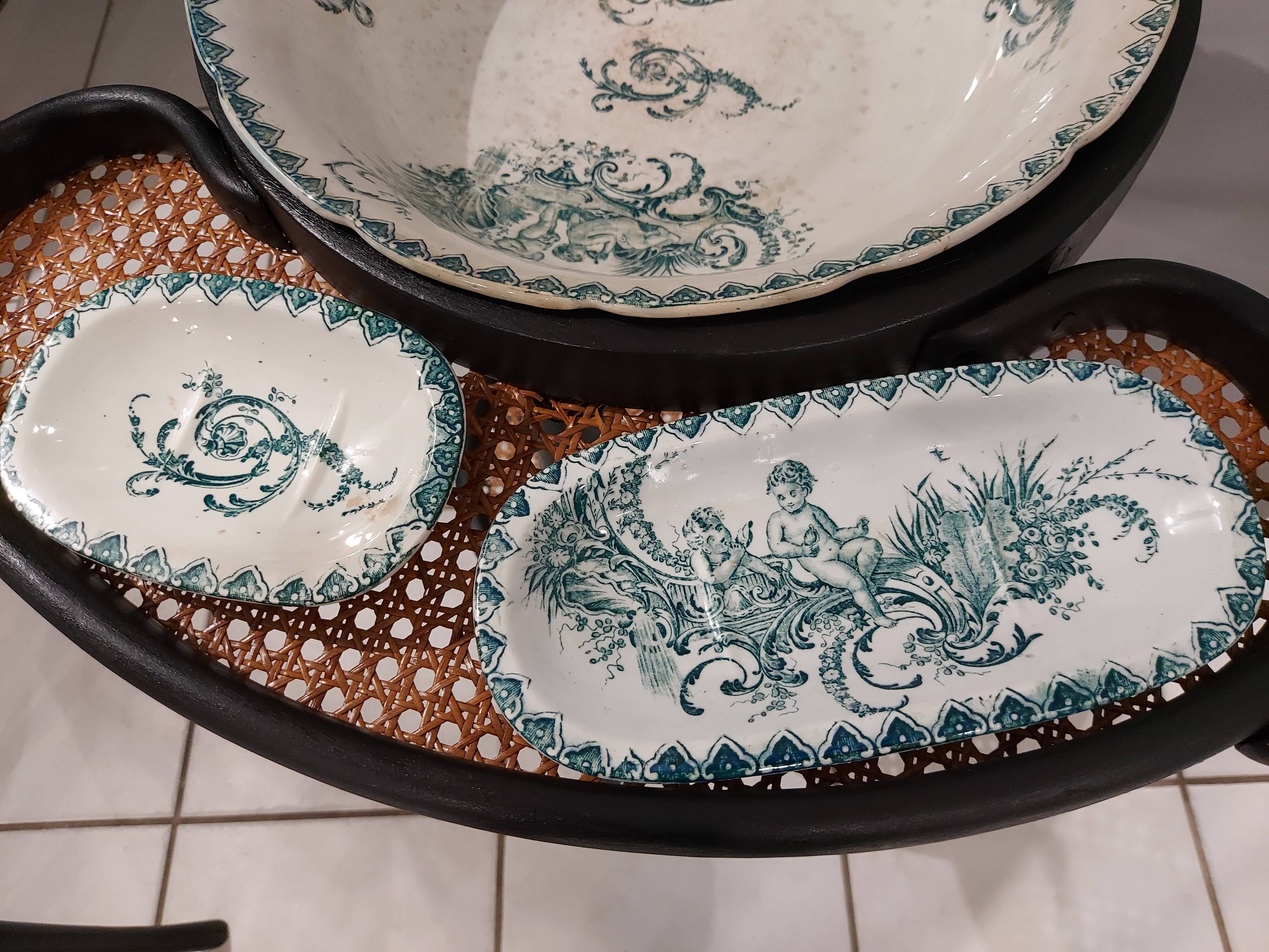 Ensemble Table de toilette et sa chaise Thonet années 1900