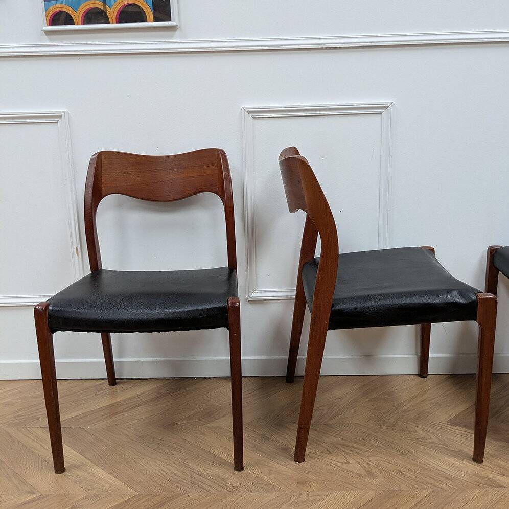 8 chaises Niels Otto Moller