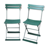 Paire de chaises de terrasse vintage