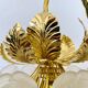 Floral Crystal Glass Chandelier by Ernst Palme