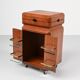 Teak Fliptop Bar Cart