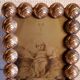Art deco photo frame in gilded bronze and gilded brass