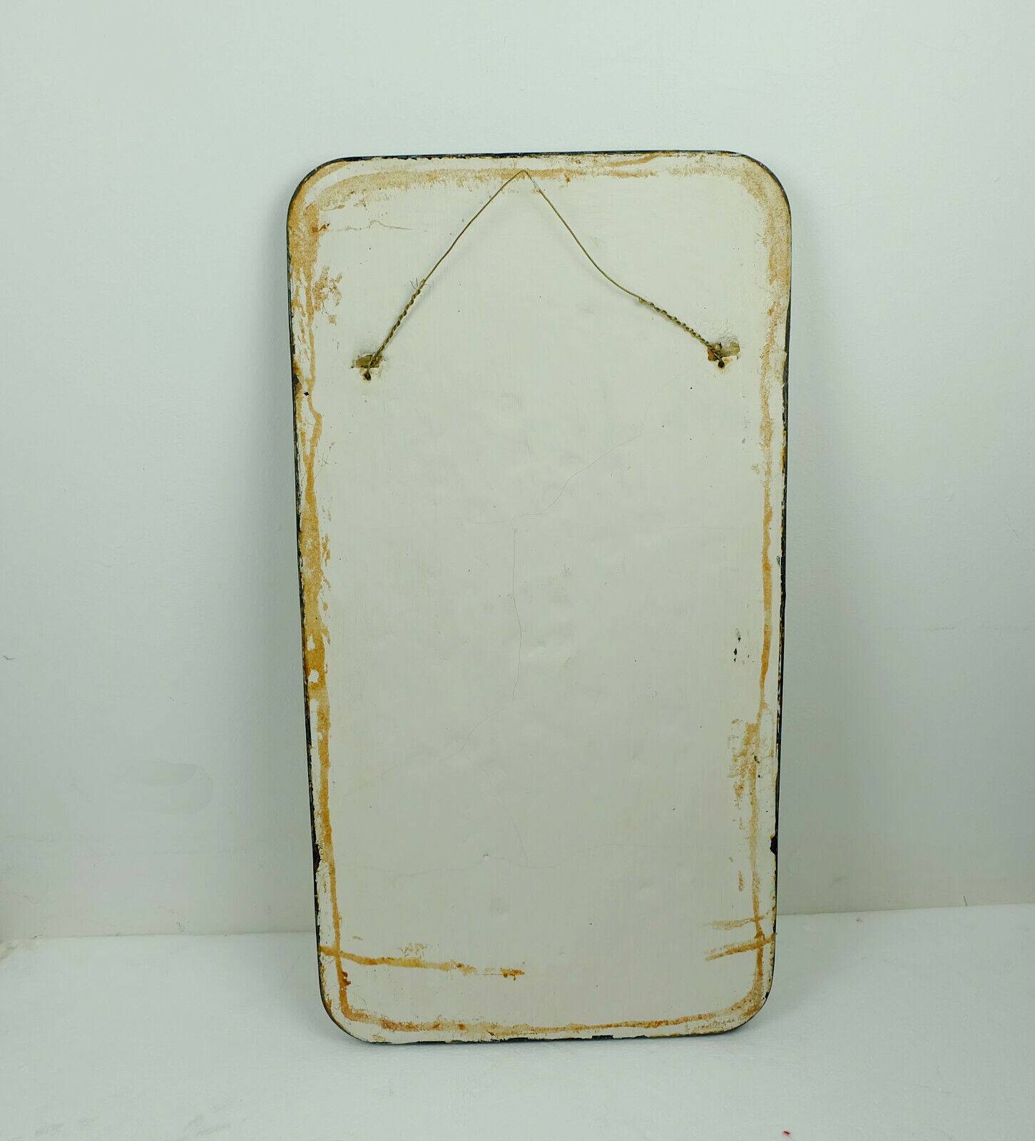 Mid century ceramic and plaster wall tile floral decor leaves and blossoms 1950s wgp