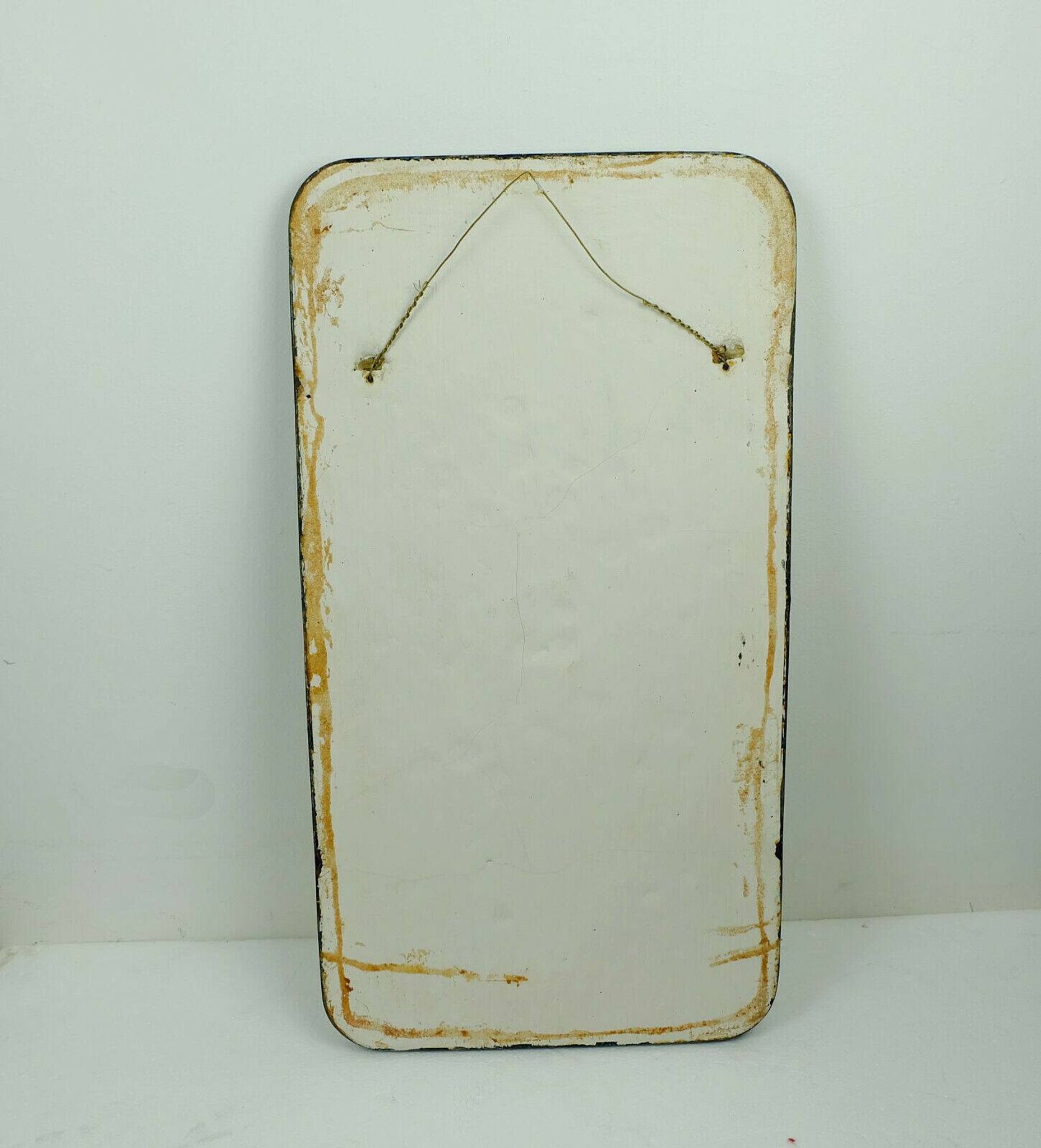 Mid century ceramic and plaster wall tile floral decor leaves and blossoms 1950s wgp