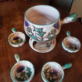 Vallauris fondue set