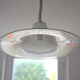 Pair of Cinea suspensions, Leucos workshop, handmade in Murano, design Giusto Toso, circa 197