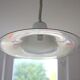 Pair of Cinea suspensions, Leucos workshop, handmade in Murano, design Giusto Toso, circa 197