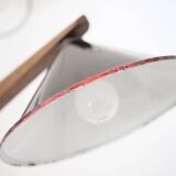 Lampadaire en chêne Français avec rangement coin lecture