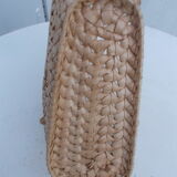 Vintage wicker bottle holder