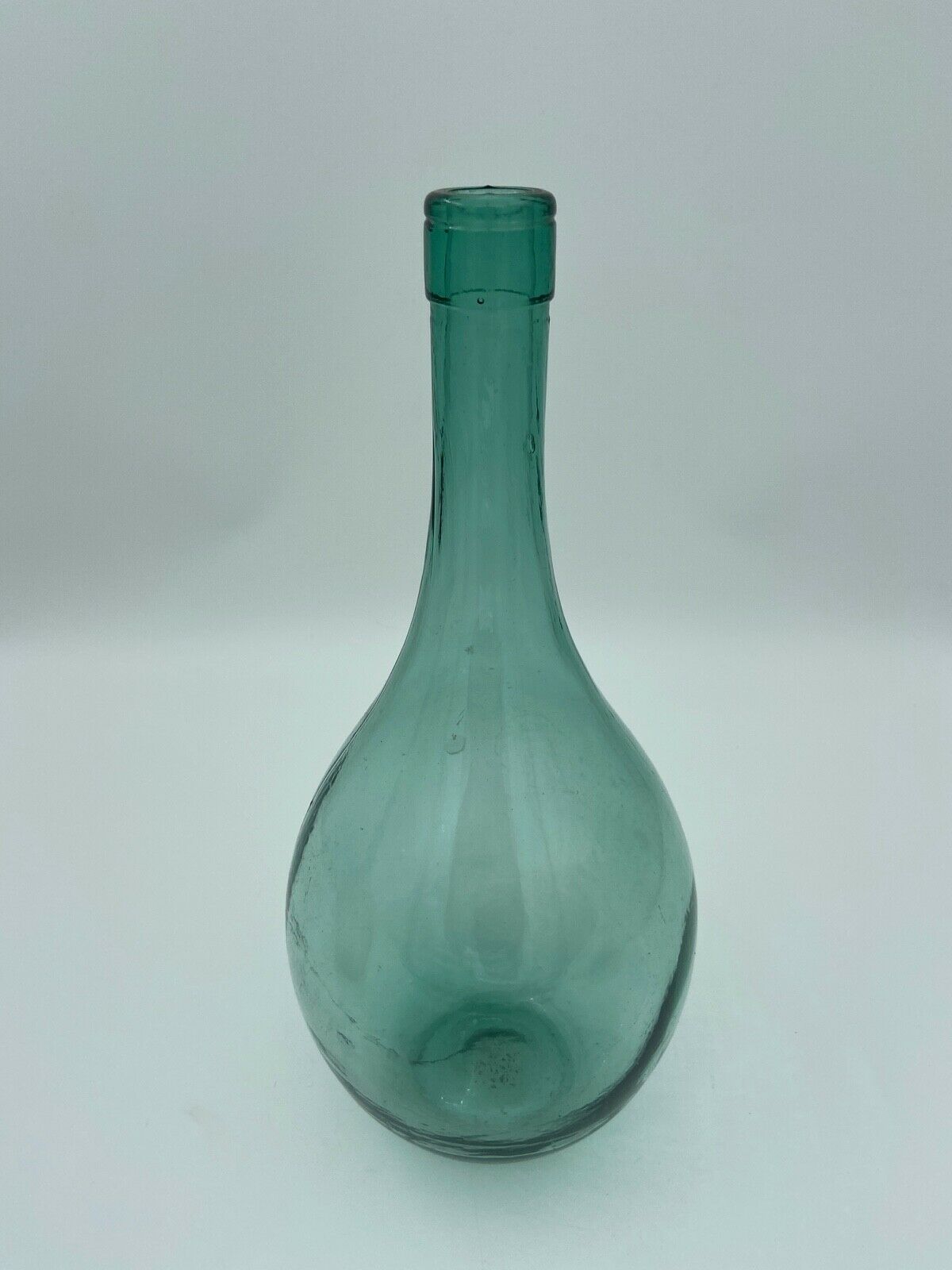 Set of 2 glass bottles souffle xx eme type dame jeanne