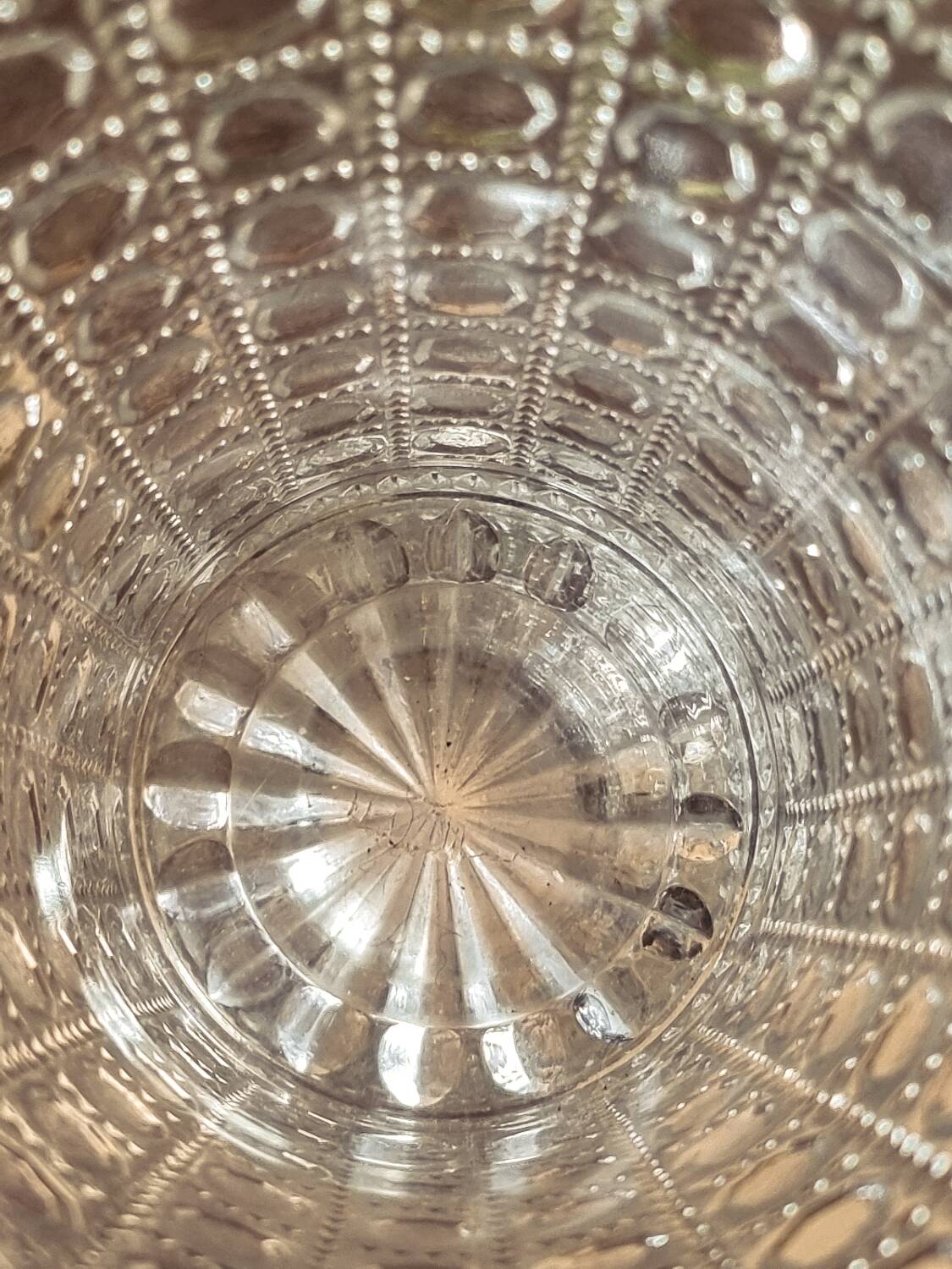 Large vintage glass vase
