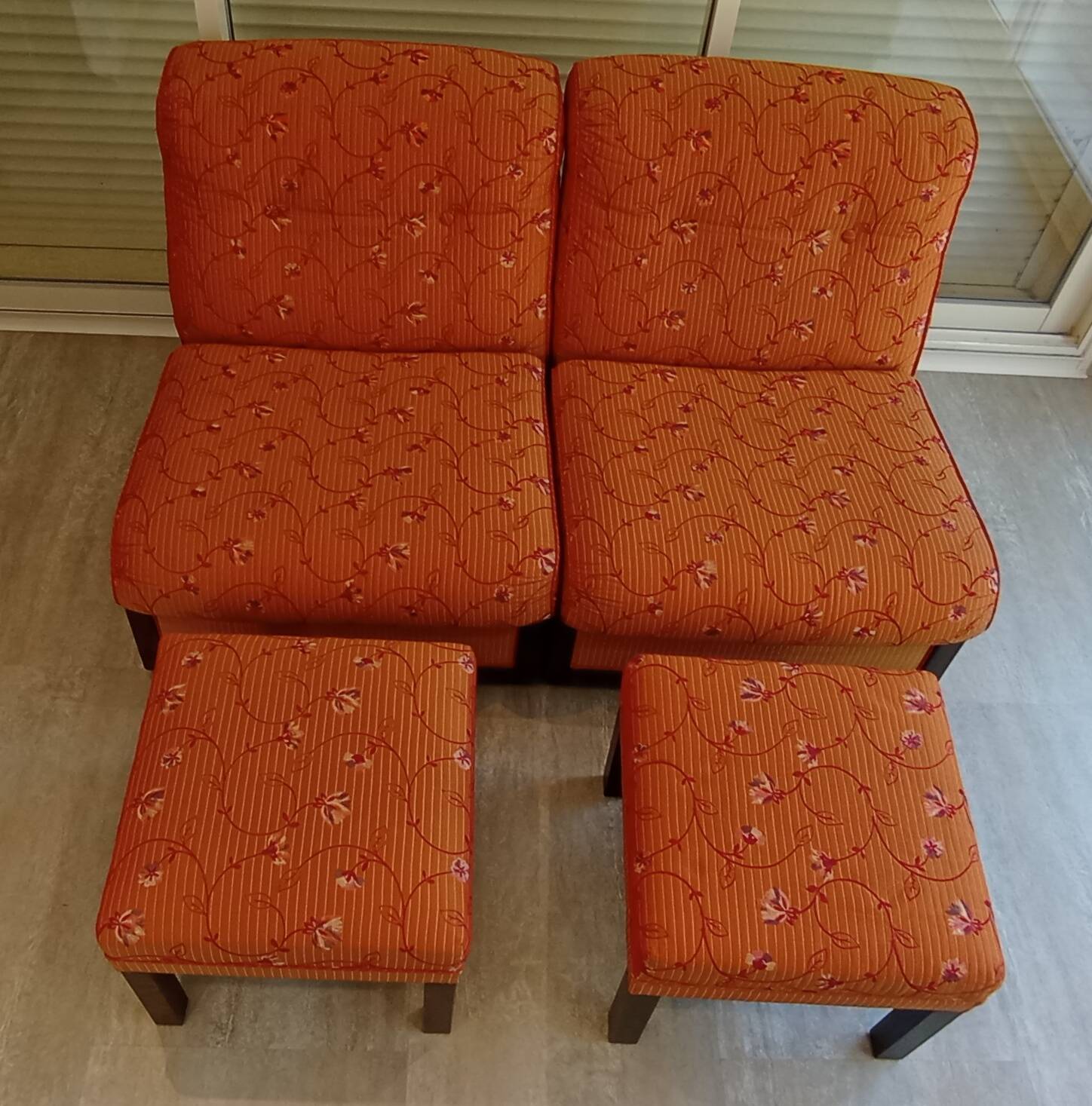 Custom-made quality damask fabric curtain