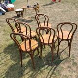 6 bentwood chairs early 20th