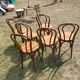 6 bentwood chairs early 20th